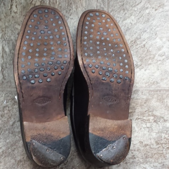 TODS Brown Leather Loafer Slip On Dress Shoes main image 5